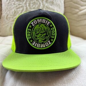 Rob Zombie 2023 Black and Neon Green Snap Back